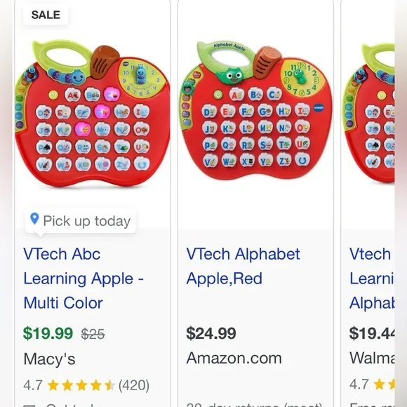 VTech ABC Learning Apple - Picture 4 of 4
